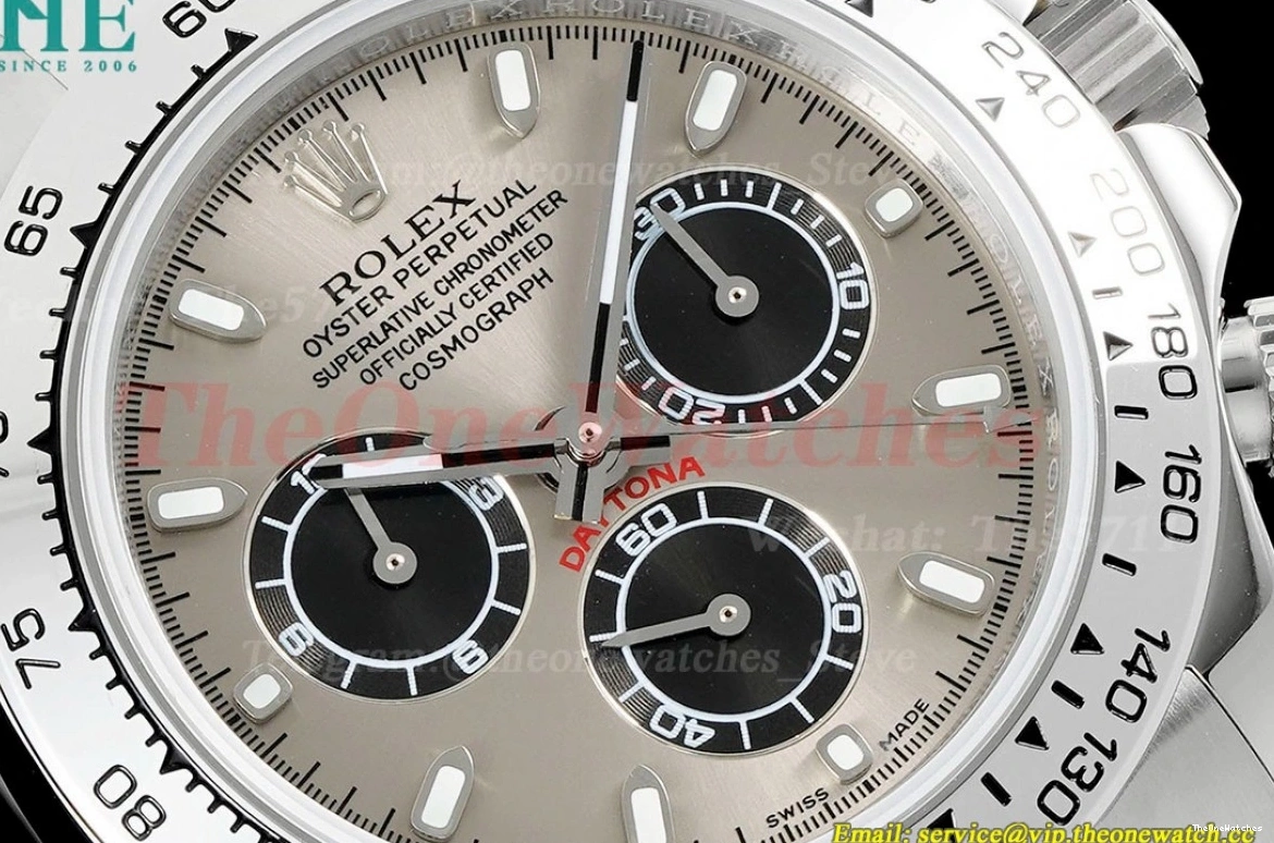 SS OMF SS 40mm 116509 Stk A7750 Daytona Grey 0228